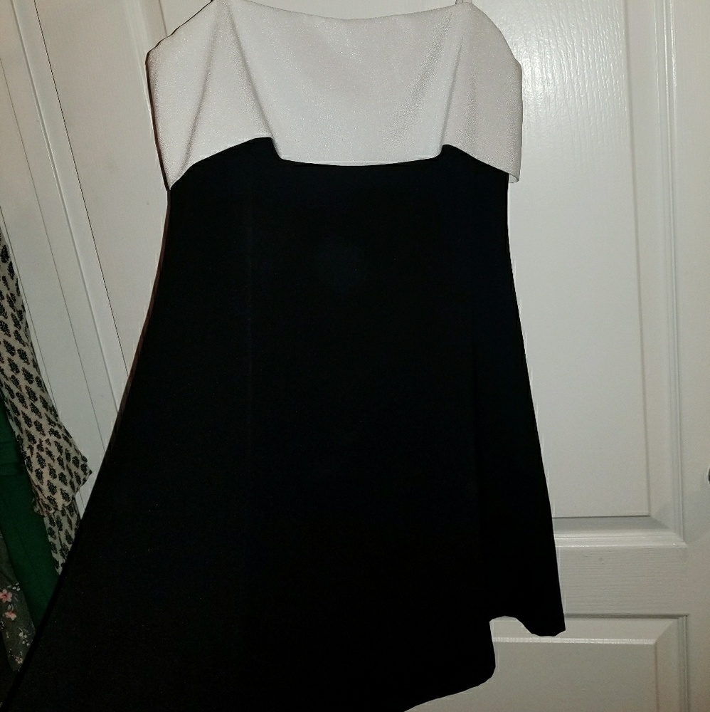 Black and white dress